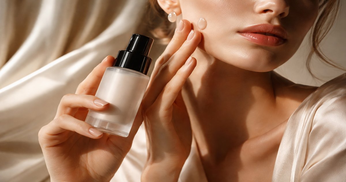 armani beauty primer in use